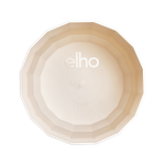 facet rond 23cm rose amande